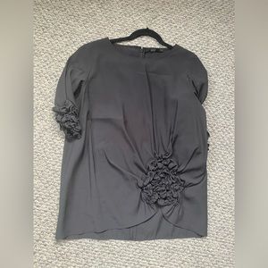 COS Ruched Sleeves and Sides Top